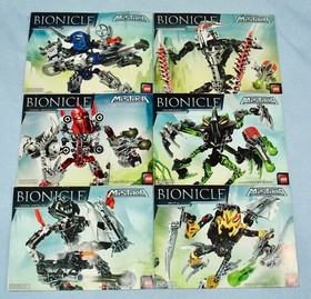 Lego Bionicle MISTIKA (8688-8696) - 2008 Toa and Makuta Karda Nui Canisters 