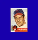 1953 Topps Al Rosen #135 - Cleveland Indians - Mint