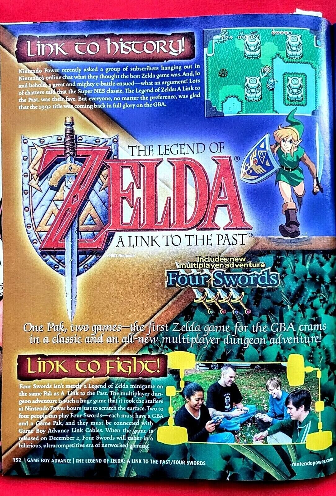 Legend of Zelda, The - A Link to the Past & Four Swords Nintendo