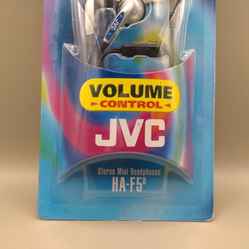 Vintage JVC HA F5D Wired Stereo Mini Headphones Earbuds For MD/CD Brand New - Picture 3 of 8