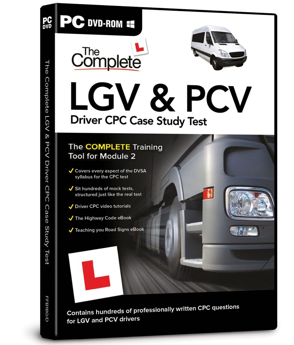 2022 教師用 DVD-ROM Test Factory vision Complete 2026 Lorry - Bus - Coach Driver CPC Case Study Test PC