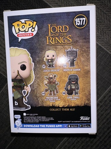 Funko POP! Lord of the Rings #1577 Legolas Greenleaf LOTR Vinyl Figure - Picture 4 of 7