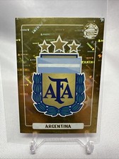 2024 Conmebol Copa America Panini Gold Foil Emblem Stickers ARGENTINA ARG1