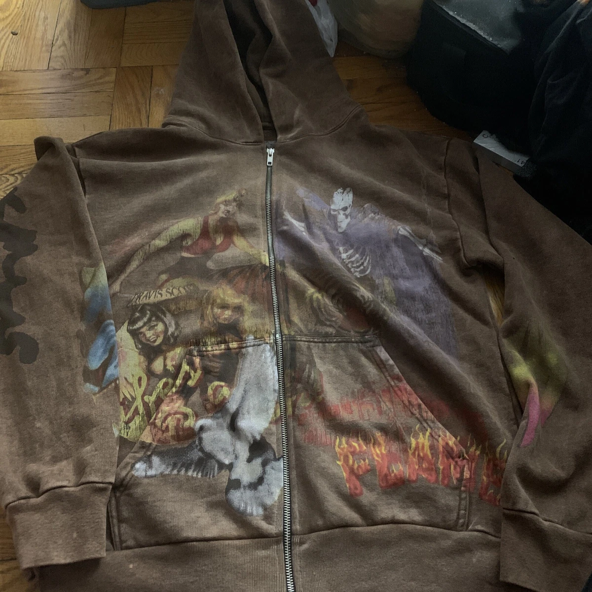 2023 Travis Scott Utopia Circus Maximus Tour Jacket Hoodie XL Rap