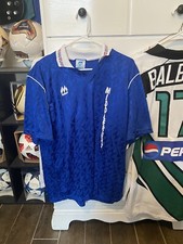 Vintage late 80s early 90s Middlebury MBF soccer jersey template.