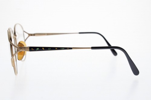 VTG NOS Givenchy Lunettes Clear Vision Matte Gold Black Eyeglasses 56/16-130 mm - Picture 6 of 11