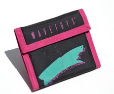 Wavetoys - Retro-Surf-Geldbeutel Black Geldb&ouml;rse Wallet Brieftasche Portmonee