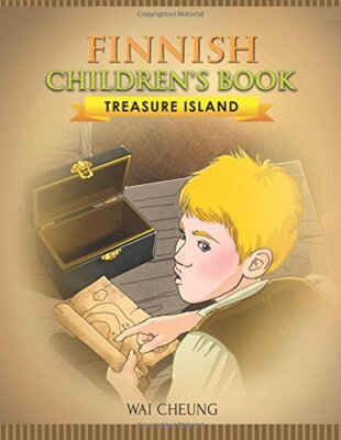 Finnish Children's Book: Treasure Island, Cheung 9781973991199 Free Shipping-,