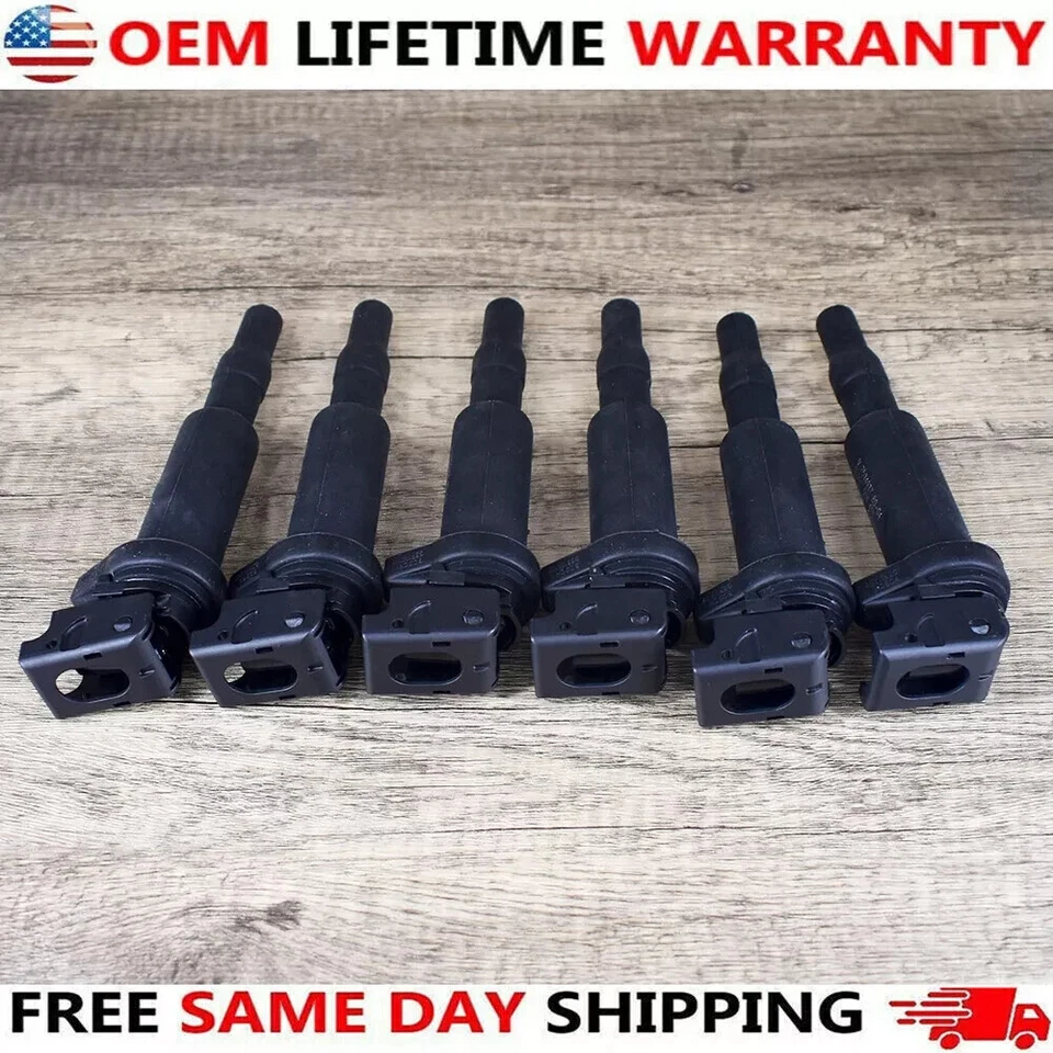 6PCS OEM Ignition Coils For Bosch BMW 325i 328i 335 525 528 530 535 0221504470 - Image 4 of 4