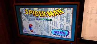 SEGA SYSTEM 32 SPIDERMAN  - THE VIDEOGAME JAMMA PCB - HAS NO SOUND, NEEDS REPAIR