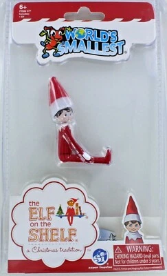 SUPER IMPULSE World's Smallest ELF on the SHELF Christmas Toy Doll Mini Miniature NEW Holiday