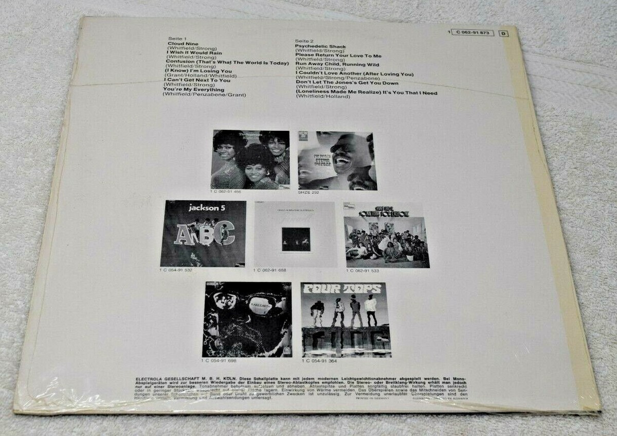 Temptations Greatest Hits Tamla Motown 1C06291873 A1/B1 Germany