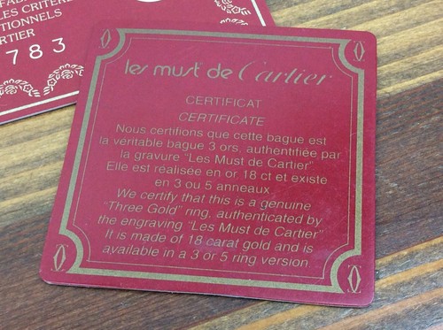 Cartier must de Cartier Blank ID cards + FREE SHIPPING - Picture 6 of 8
