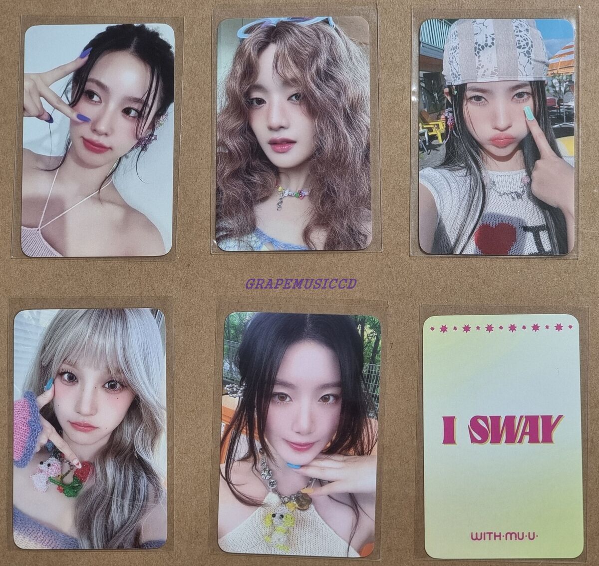 G)I-DLE 7th Mini Album I SWAY OFFICIAL WITHMUU POB PHOTOCARD G)I-DLE 7th Mini Album I SWAY OFFICIAL WITHMUU POB PHOTOCARD