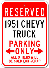 Custom 1951 51 Chevy Truck Parking Sign Personalized Chevrolet Garage Plaque Custom 1951 51 Chevy Truck Parking Sign Personalized Chevrolet Garage Plaque