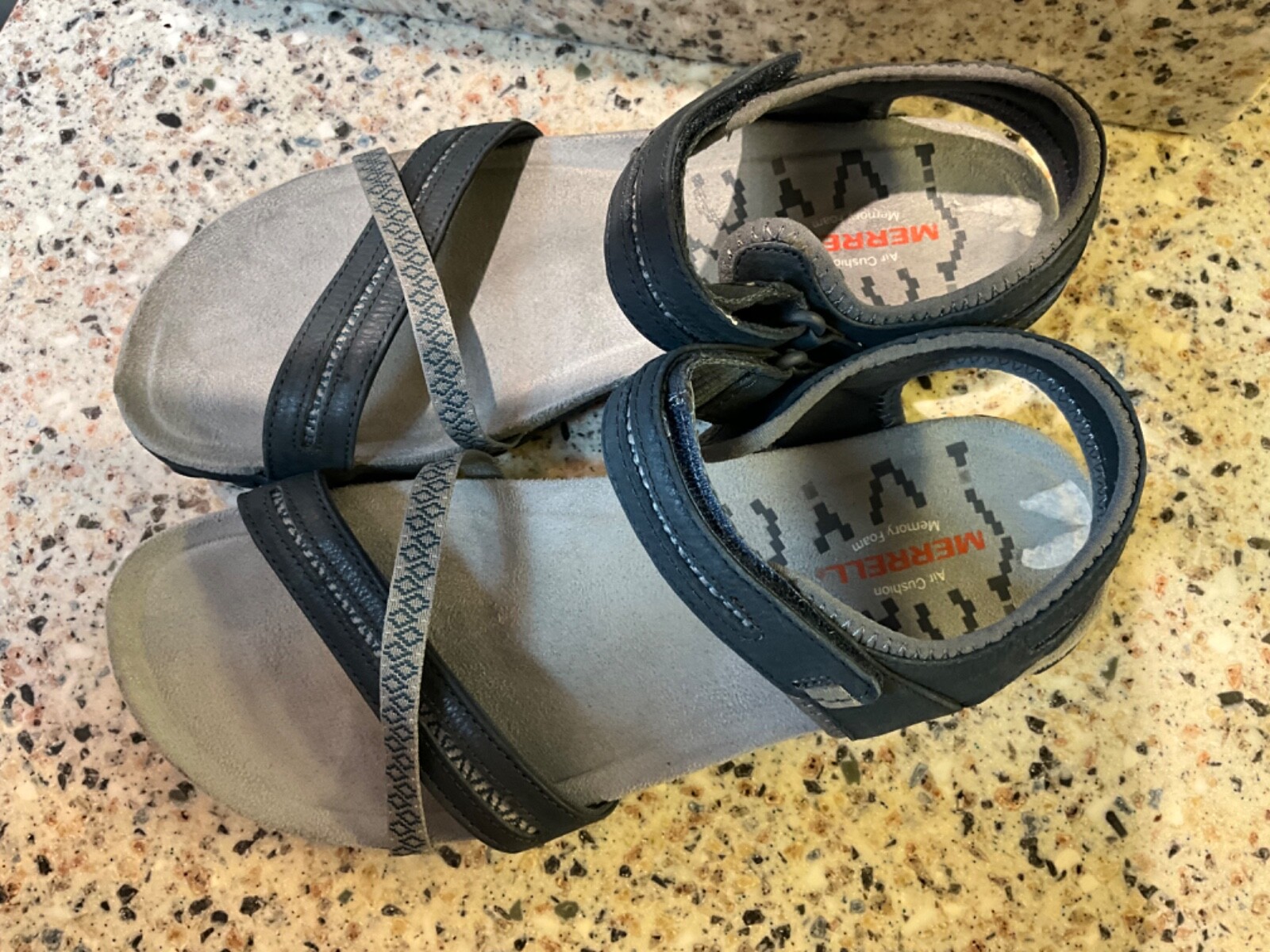 MERRELL PERFORMANCE FOOTWEAR TAGLIA 8 39 SANDALI DONNA ARDESIA NUOVI TERRAN SPORT