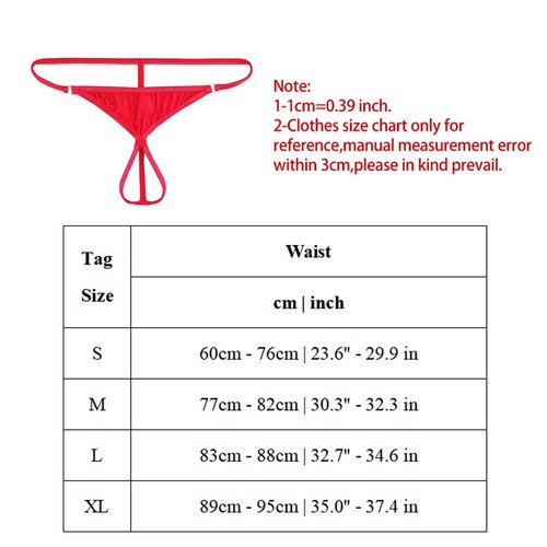 Lencería para Hombres Calzoncillos Tanga Sin Entrepierna Culo Abierto Tanga Bikini Junta Tórica Ropa Interior - Imagen 3 de 22