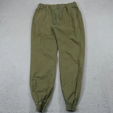 Kasina Pants Mens 34 Olive Green Joggers Tapered Korea Streetwear Drawstring