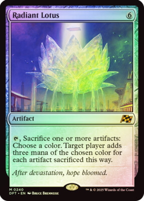 MTG FOIL Radiant Lotus - Aetherdrift #240 | eBay