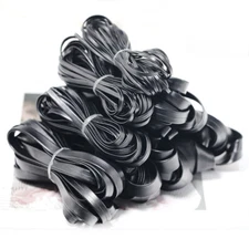 5M Pu Leather Flat Cord Strap Rope String for Necklace Bracelets DIY Crafts