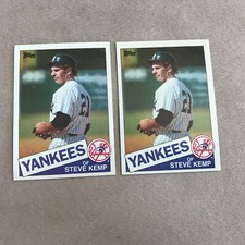 1985 Topps Baseball Card #120 Steve Kemp New York Yankees NmMt Free Shipping!