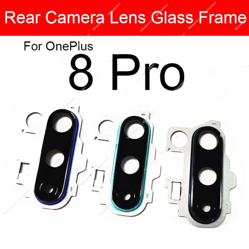 For OnePlus 8 9 Pro 8T 9R Rear Camera Glass Lens with Sticker Repair Replacement - Picture 5 of 23