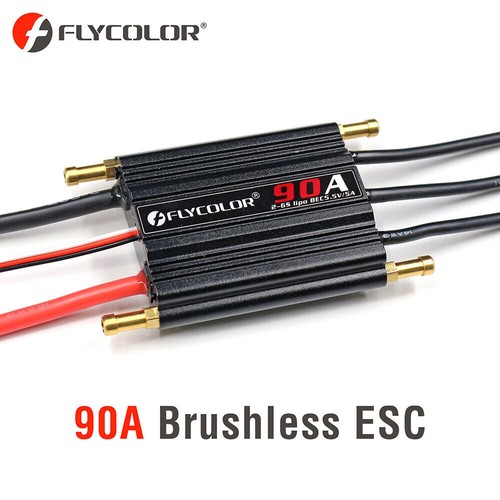 Flycolor Waterproof 50A/90A/120A/150A Brushless ESC 2-6S BEC for Ship RC Boat - Picture 14 of 16