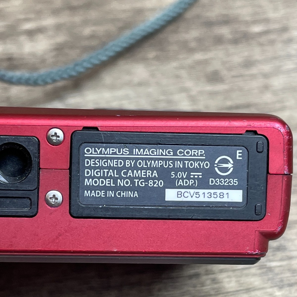 Olympus Tough TG-820 Red 3