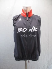 Pactimo Size M Mens BLK Full Zip Stand Collar Lightweight Cycling Vest 808