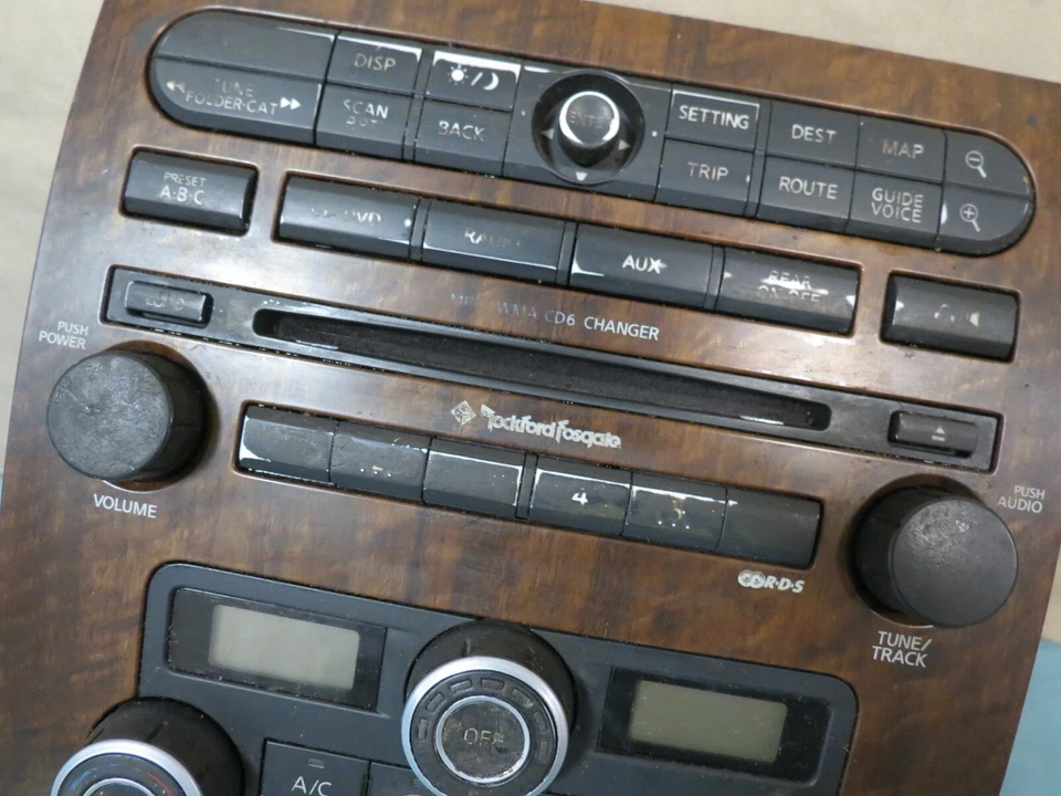 ✅ 08-12 Nissan Titan Radio AUX CD RDS DVD Player Climate Control OEM 27500-ZR21A - Image 3 of 4