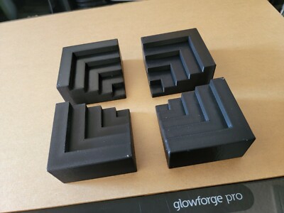 Glowforge Material Riser Blocks, GF Bed Focus Blocks, Aeon Material Raise Blocks