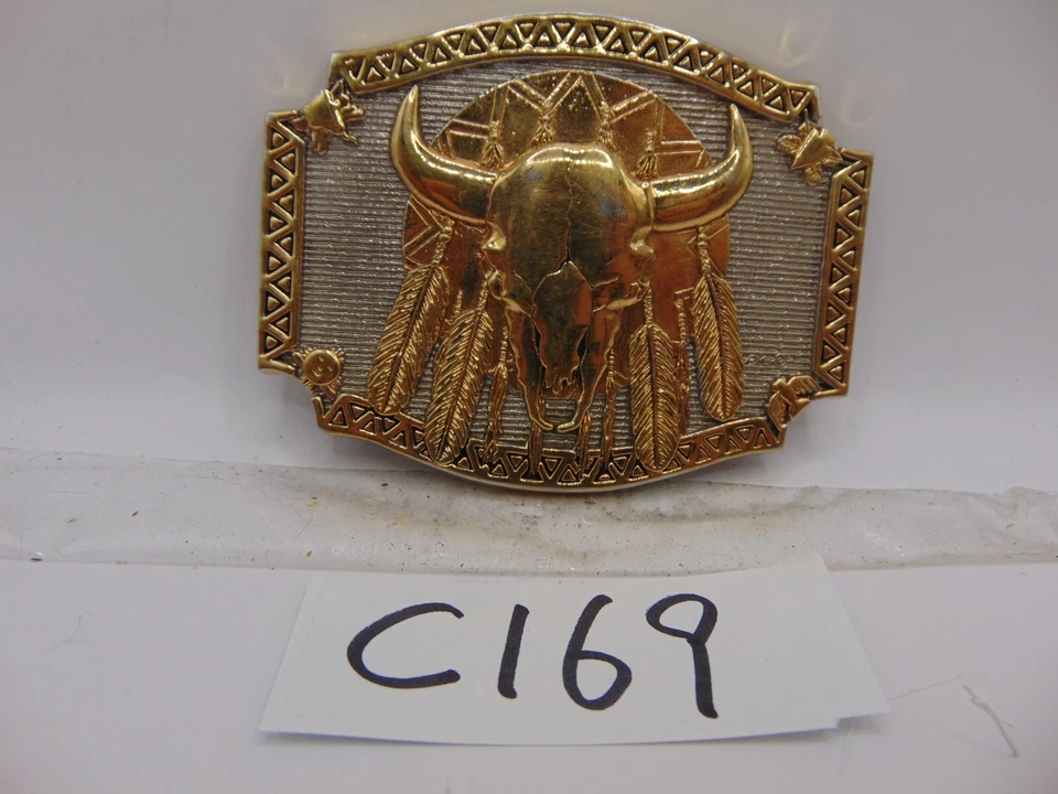 FIVELA DE CINTO SUDOESTE Penas de Caveira de Vaca Dreamcatcher Award Design Medalhas - Imagem 2 de 4