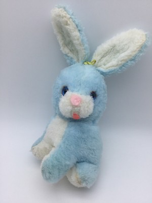 blue plush bunny