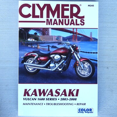 2003-2008 Kawasaki Vulcan 1600 Classic Mean Streak Nomad SERVICE & REPAIR MANUAL