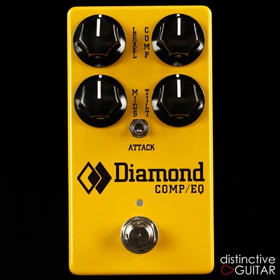 BRAND NEW DIAMOND GUITAR COMP/EQ COMPRESSOR AND EQ PEDAL