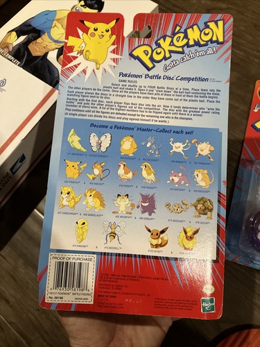 pokemon vintage battle figures sealed seadra horsea seaking goldeen - Picture 3 of 5