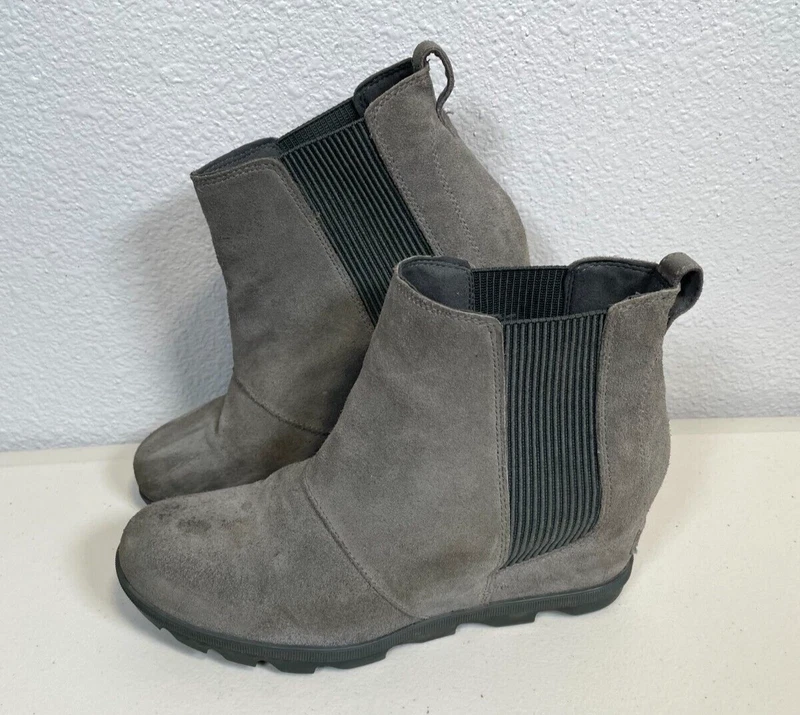 sorel joan of arctic wedge ii chelsea boots