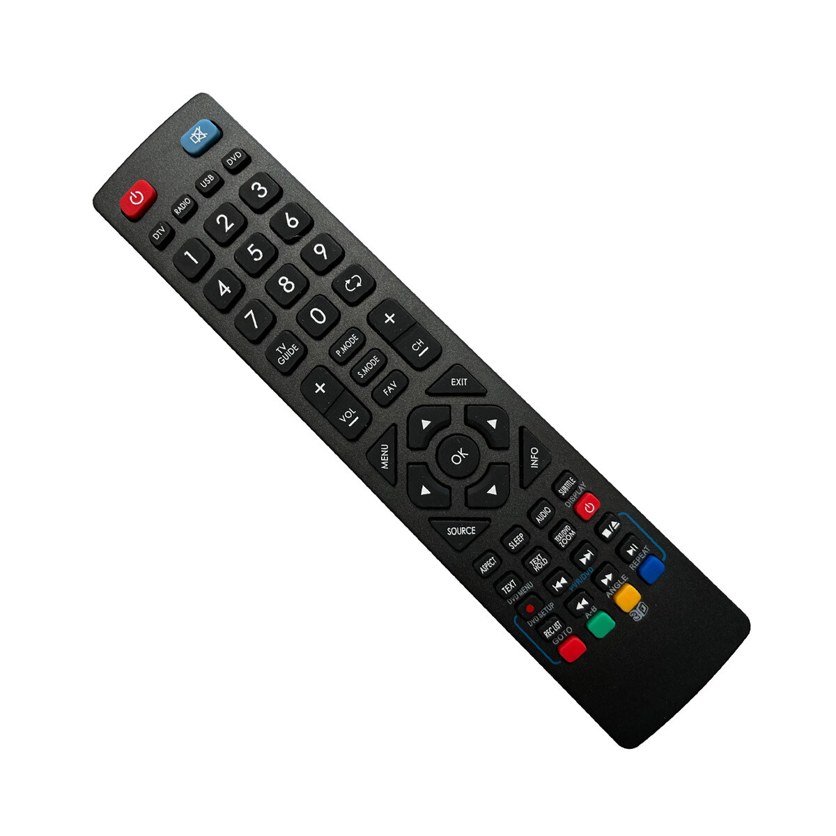 Thumbnail - Ersatz Tv Fernbedienung Für Blaupunkt Sharp Lc-32hg3542e Fernseher