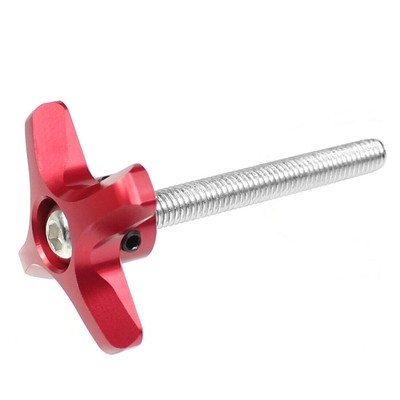 M8 Thread Stainless Steel Plum Tighten Screw Clamping Knob Manual Handle Screw