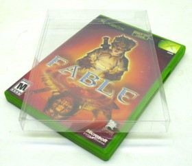 5X MICROSOFT XBOX CIB GAME -CLEAR PLASTIC PROTECTIVE BOX PROTECTORS CASE SLEEVE