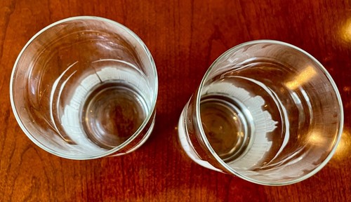 Twin Towers New York Skyline Drinking Glasses 2 - Picture 3 of 5