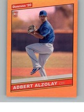 2020 Donruss Adbert Alzolay 258  R86, VAR  Chicago Cubs Holo Orange