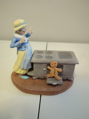The gingerbread man from the Danbury mint 12 fairy tales figurine collection. 