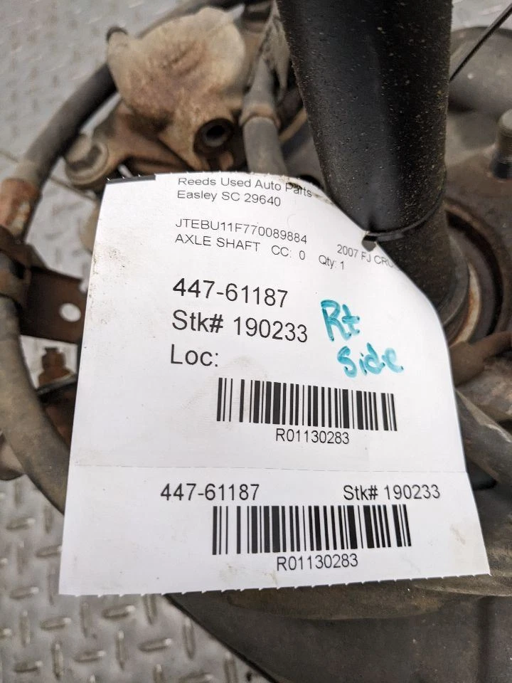 Eje de paso derecho derecho eje trasero para 03-09 LEXUS GX470 1130283 Foto 2 de 4