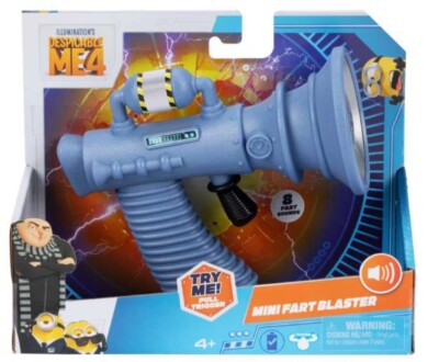 《NEW》Minions Despicable Me 4 SFX Mini Fart Blaster For Ages 4 & Up