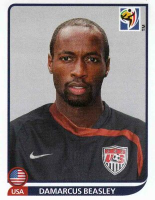 Panini Sticker Soccer World Cup 2010 No. 217 Damarcus Beasley USA Image NEW World Cup