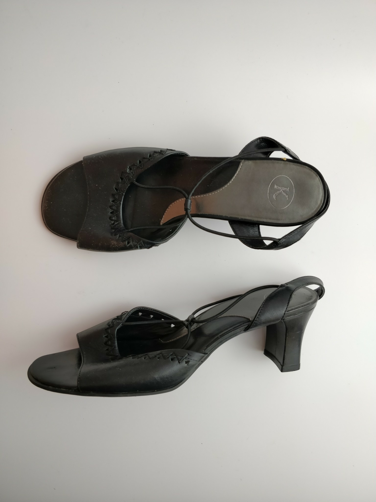 clarks un plaza sling black