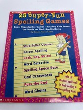 Super-Fun Spelling Games Reproducible Games Grades 2-4