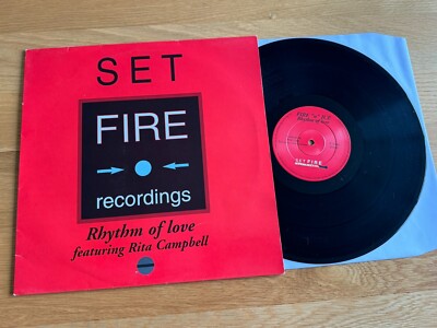 Fire ''n'' Ice / T-Power featuring Rita Campbell - Rhythm Of Love 12'' 1999 Vinyl