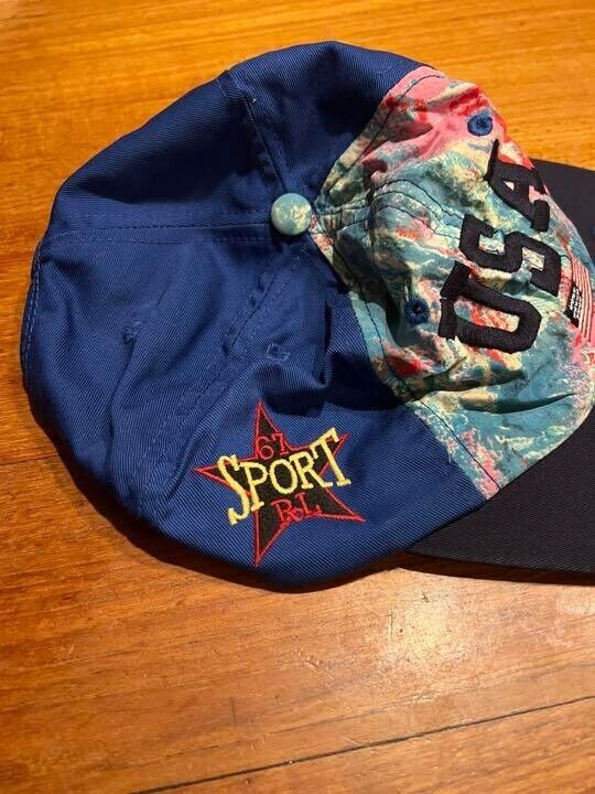 POLO 67 SPORT RL RALPH LAUREN CAP one size Vintage Rare Used POLO 67 SPORT RL RALPH LAUREN CAP one size Vintage Rare Used